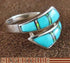 Southwest Opal and Turquoise Inlay Ring Size 5-3/4 GS56240